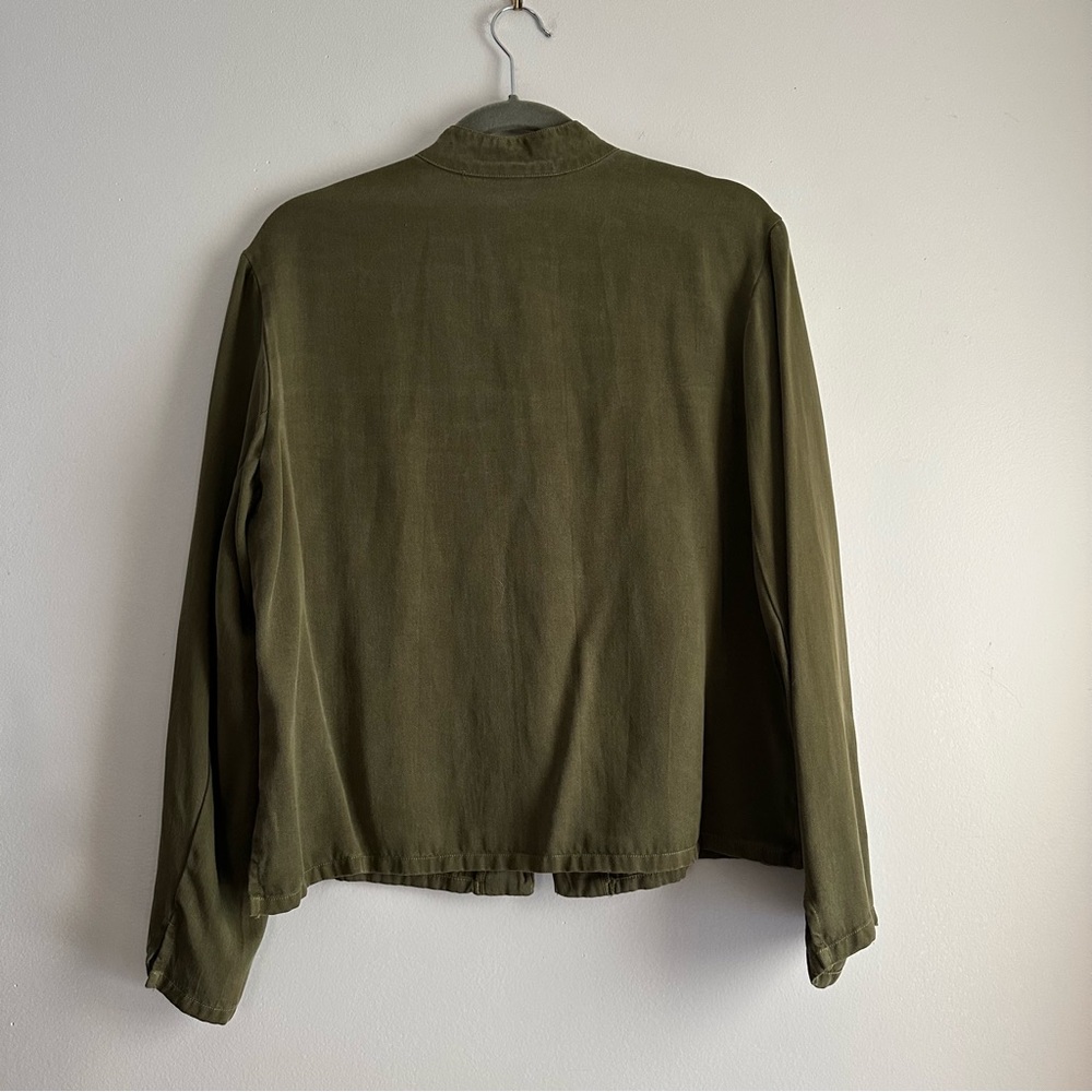 Bryn Walker • Button-Up Tencel Long Sleeve Blouse - Picture 7 of 8